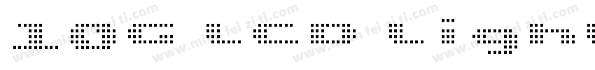 10G LCD Light字体转换